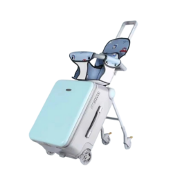 GLT Suitcase Travel Luggage - Soft Blue